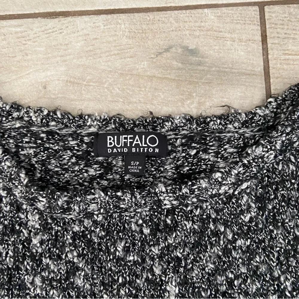Calvin Klein / Buffalo Womens Black and White Knit Sweaters Small - Picture 2 of 7